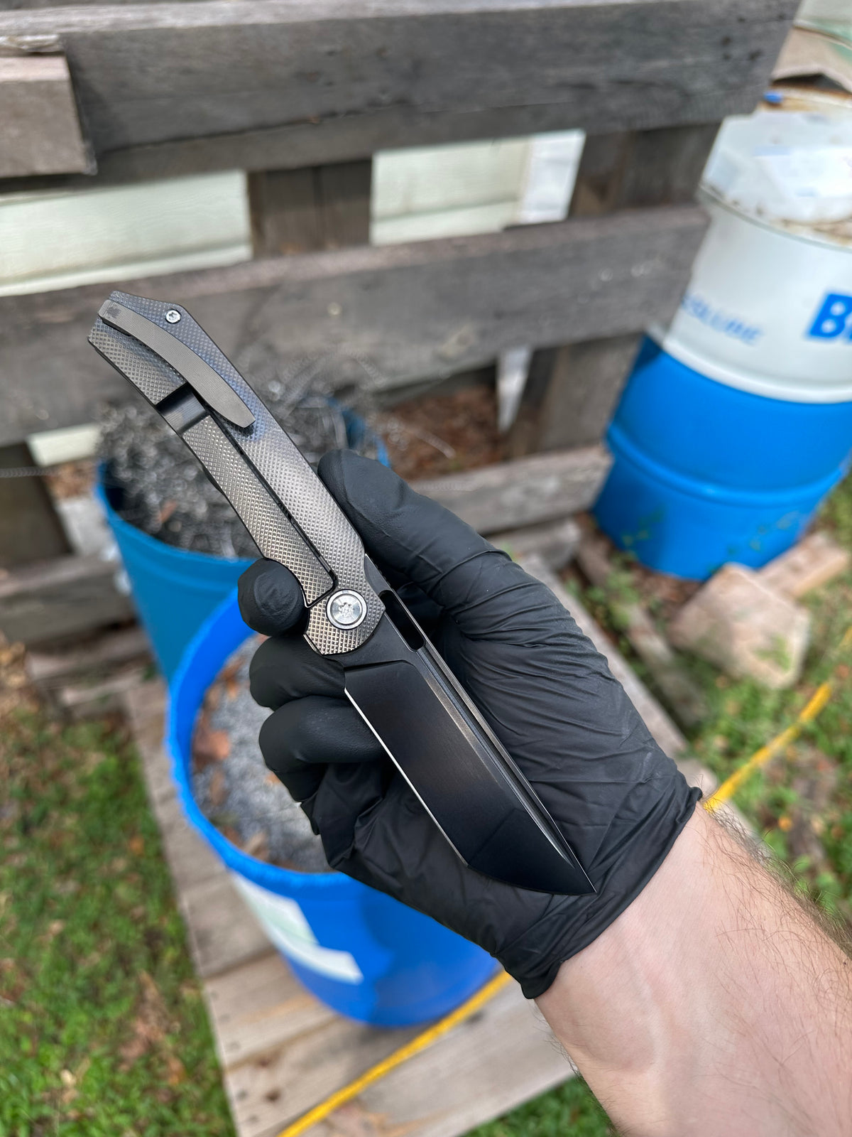 The Electrode – Titanium Folding Knife
