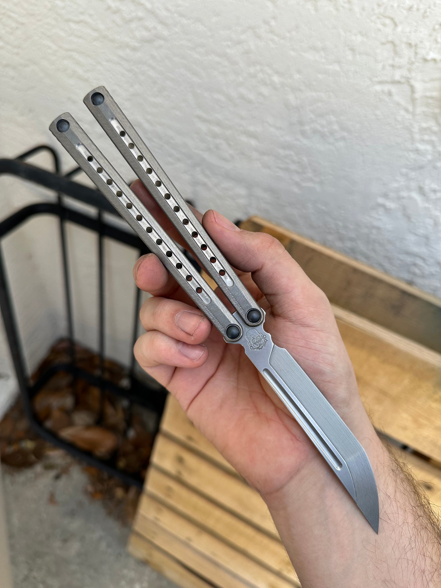FrankenForge Ion butterfly knife with S35VN blade