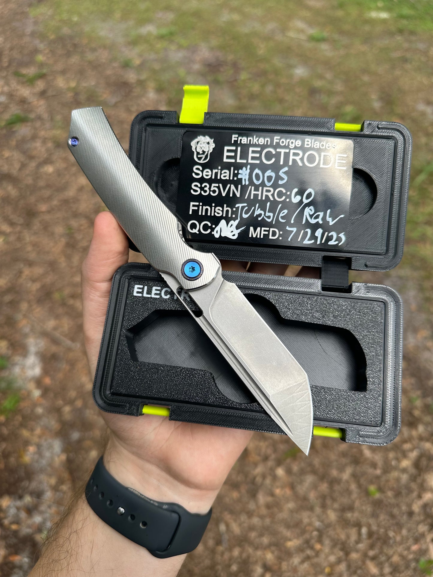 The Electrode – Titanium Folding Knife