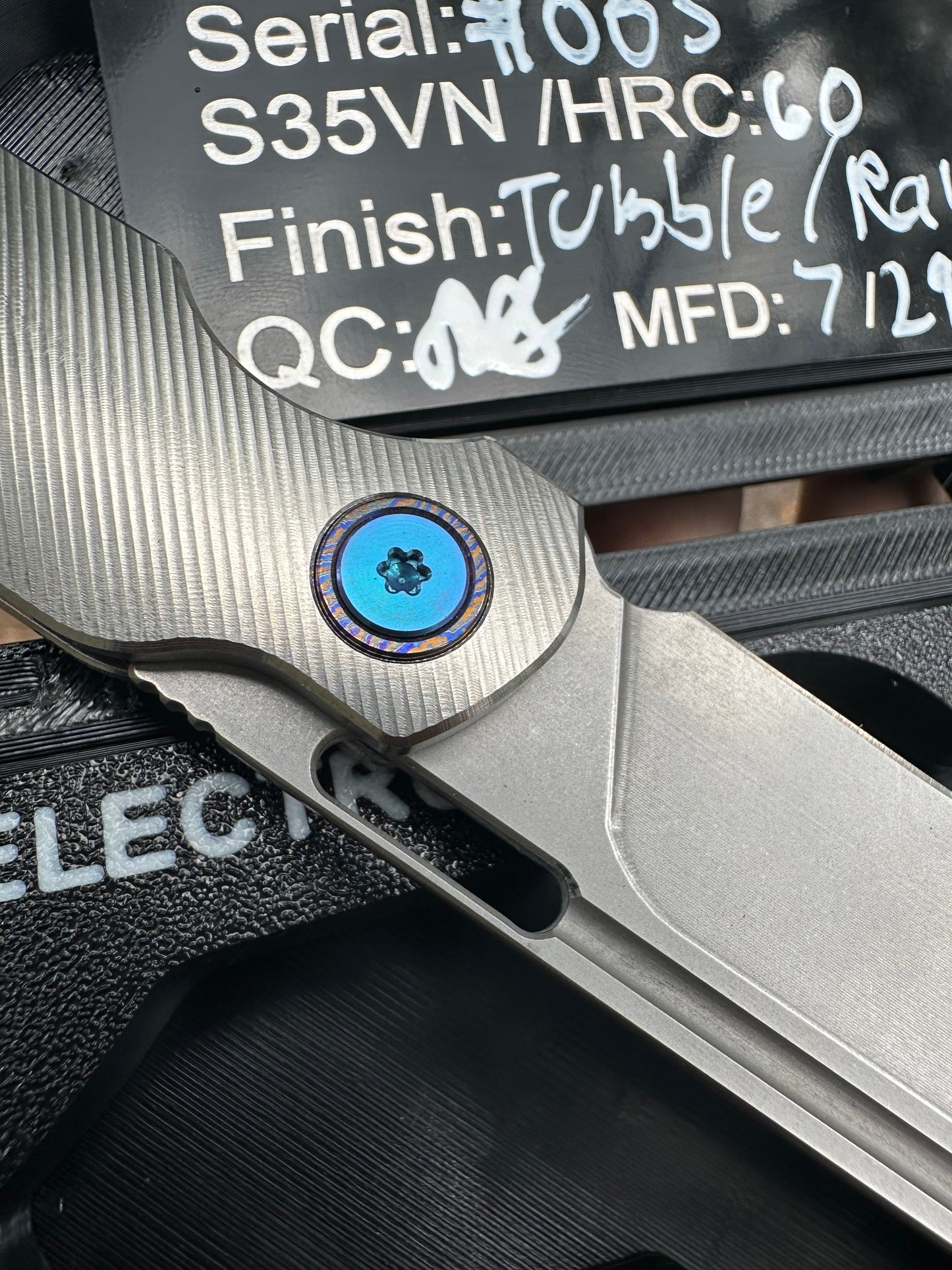 The Electrode – Titanium Folding Knife
