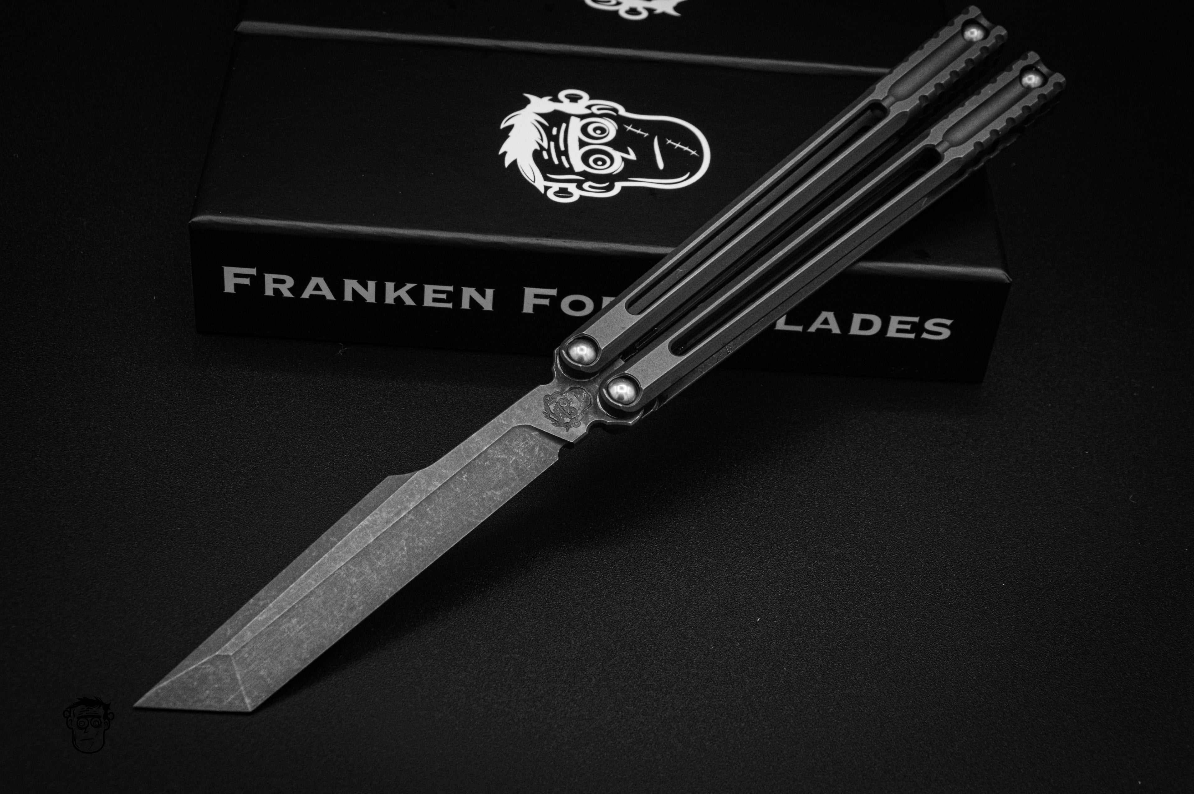 Titanium balisong on Volt platform with bushing system