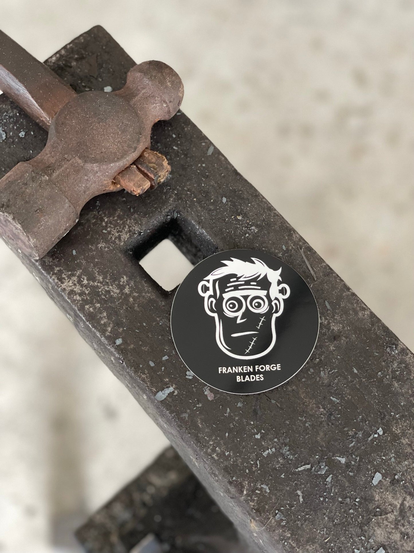 Franken Forge Blades sticker 3X3