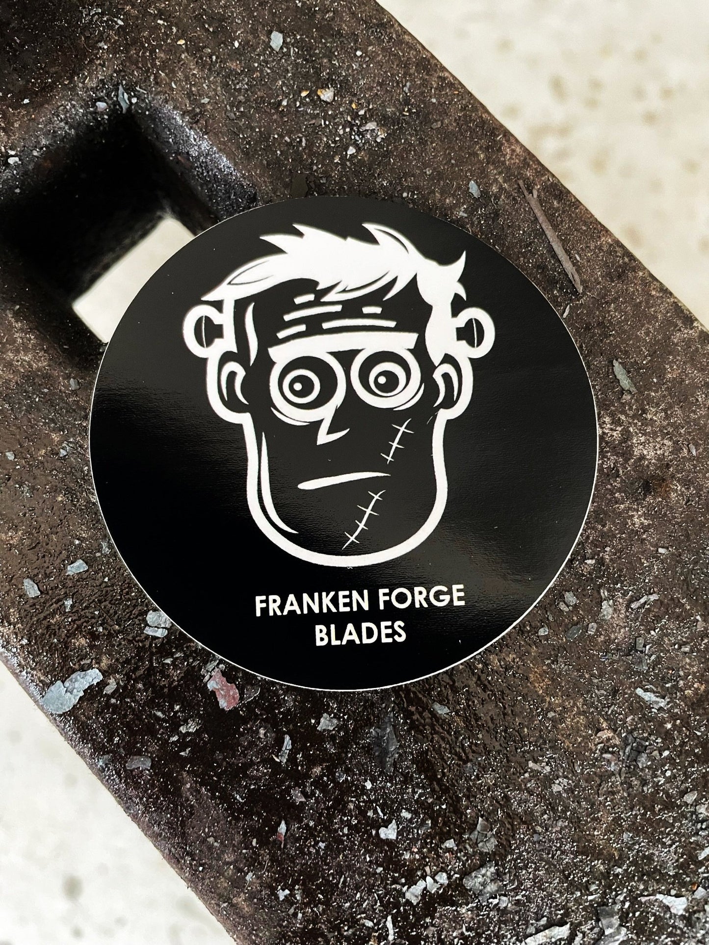 Franken Forge Blades sticker 3X3