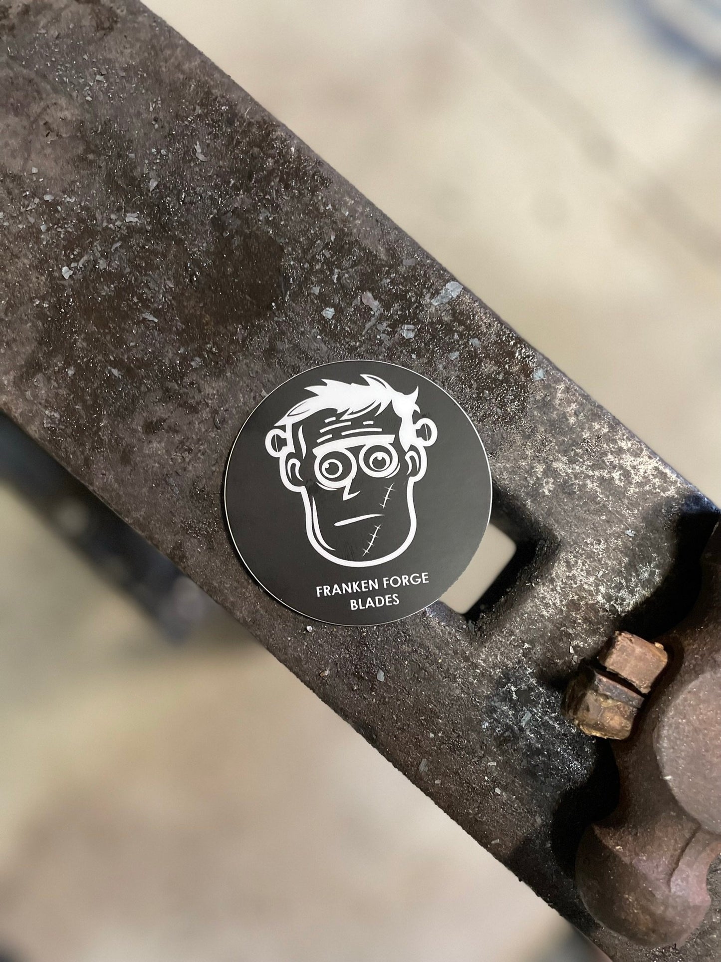 Franken Forge Blades sticker 3X3