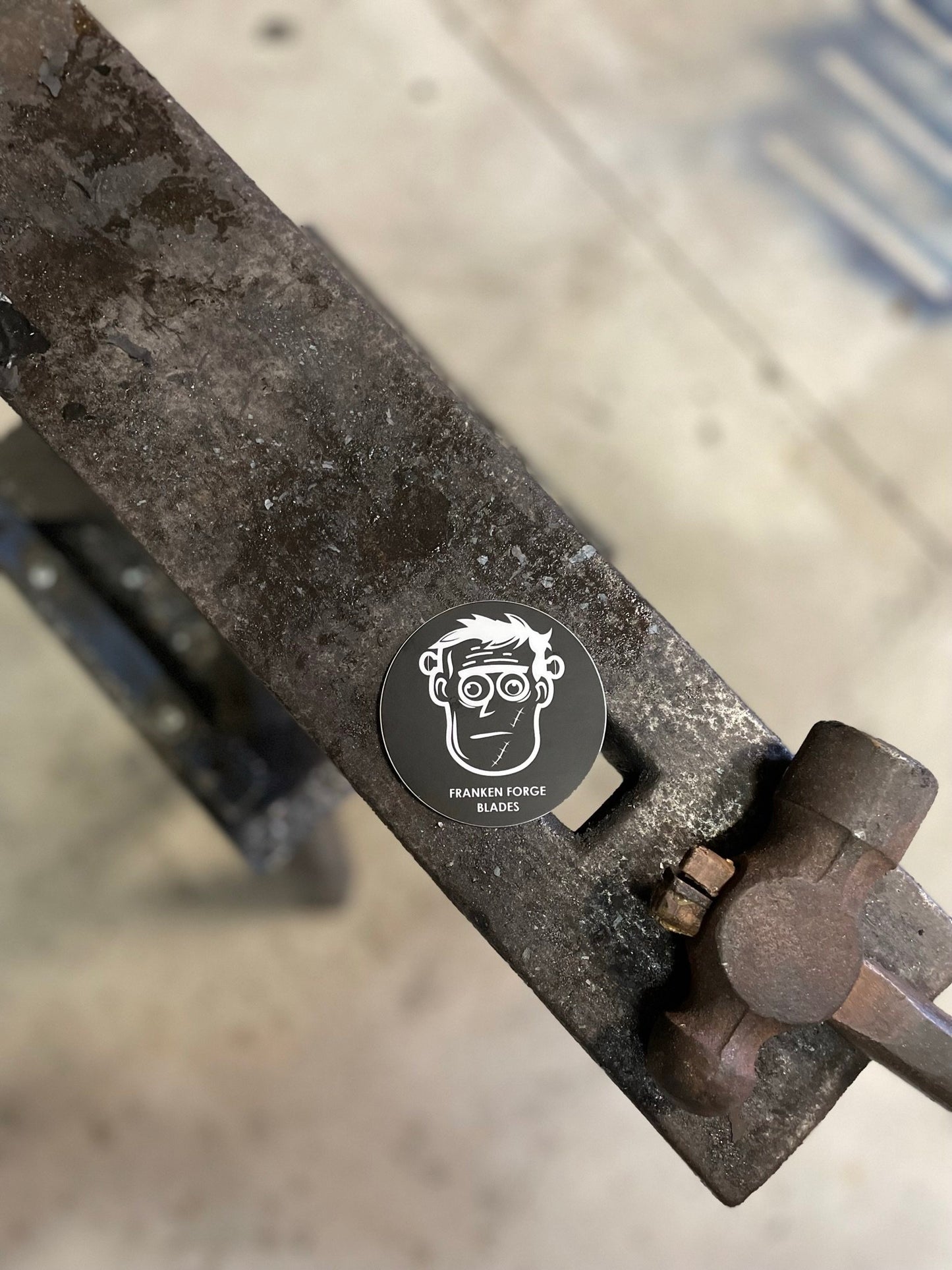 Franken Forge Blades sticker 3X3