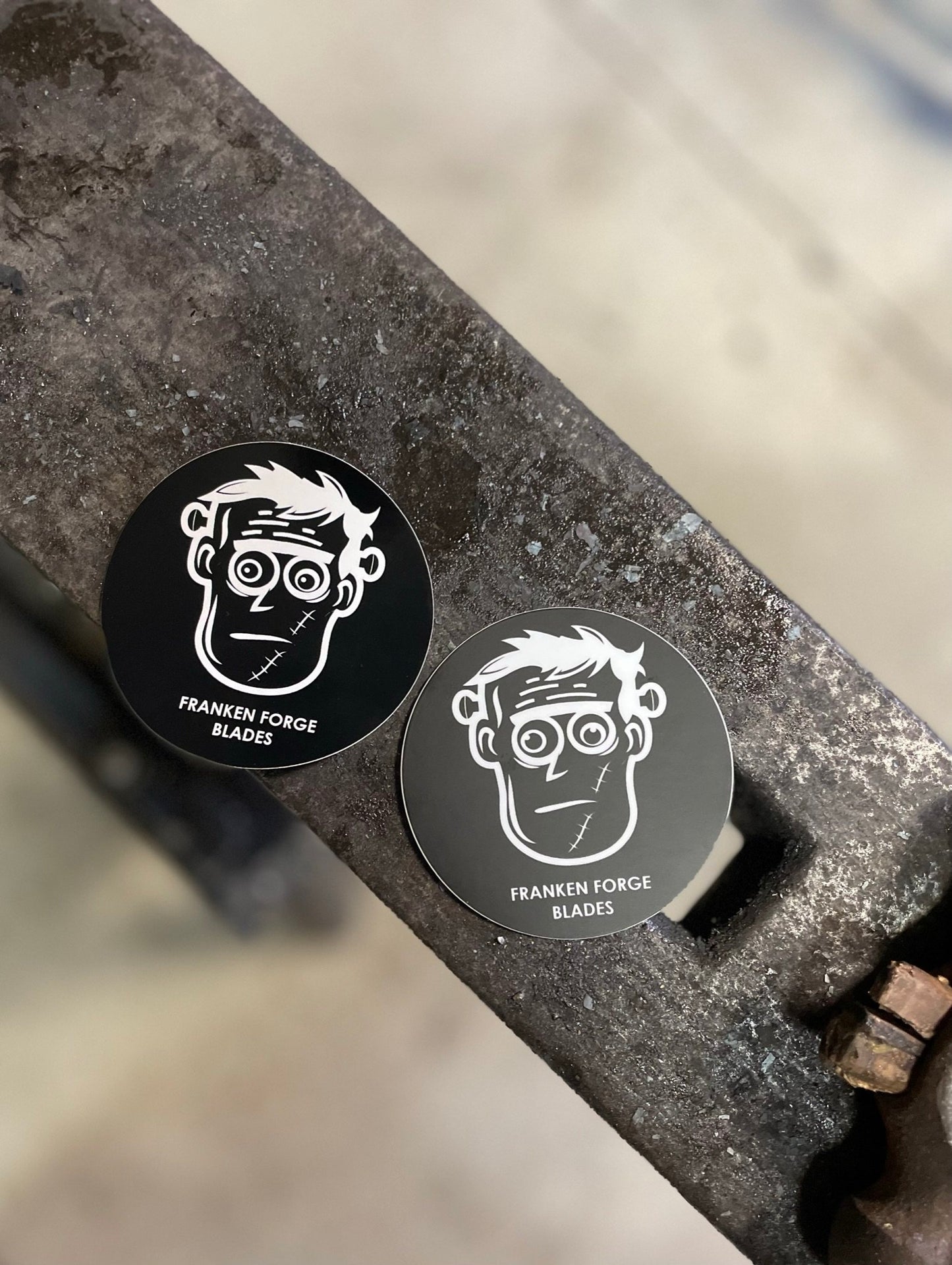 Franken Forge Blades sticker 3X3