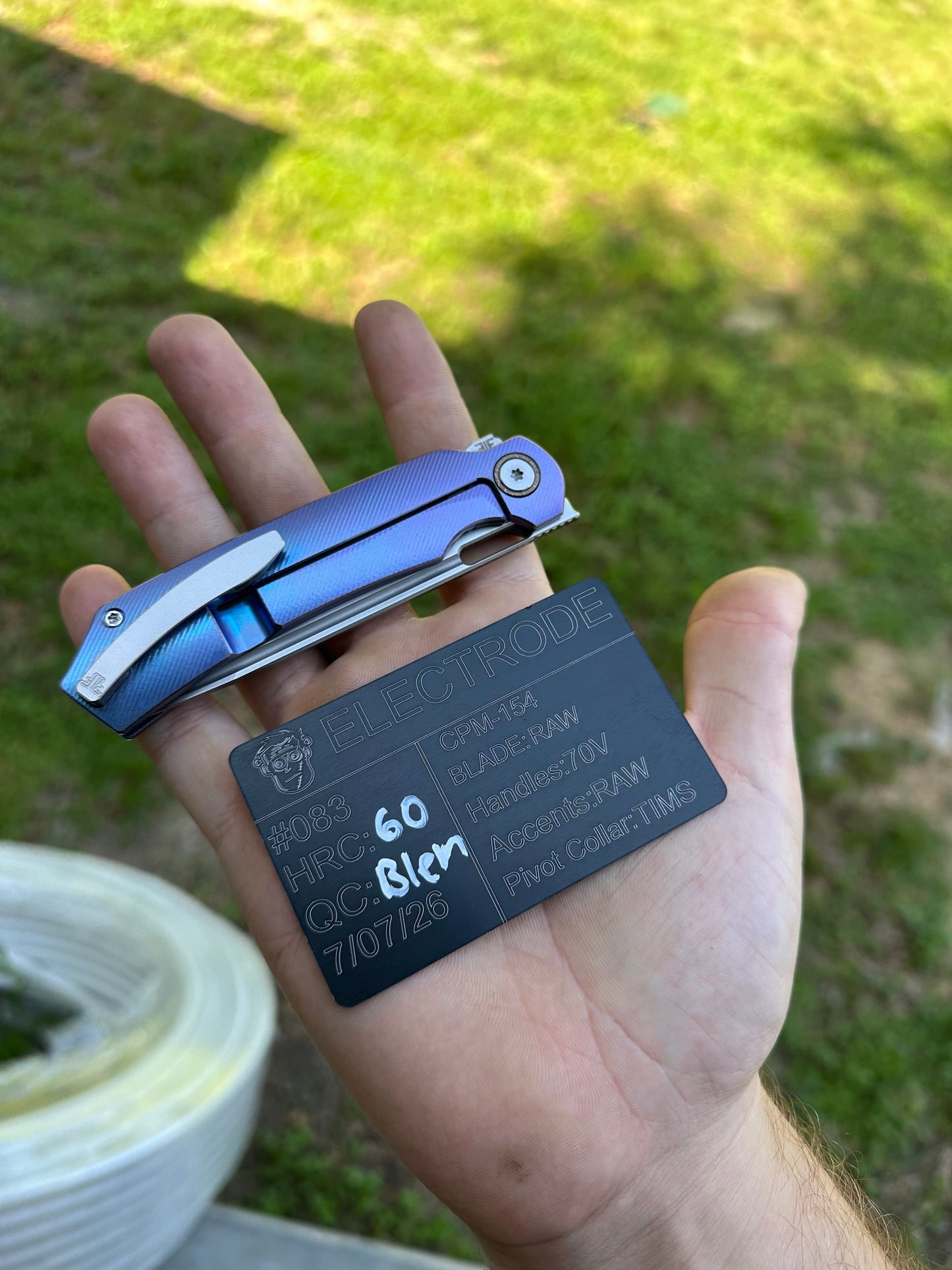 The Electrode – Titanium Folding Knife