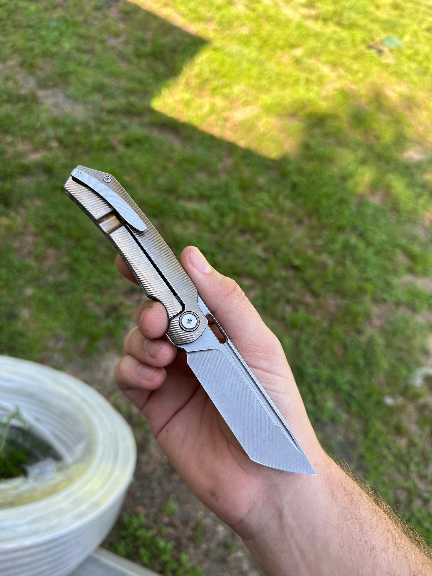 The Electrode – Titanium Folding Knife