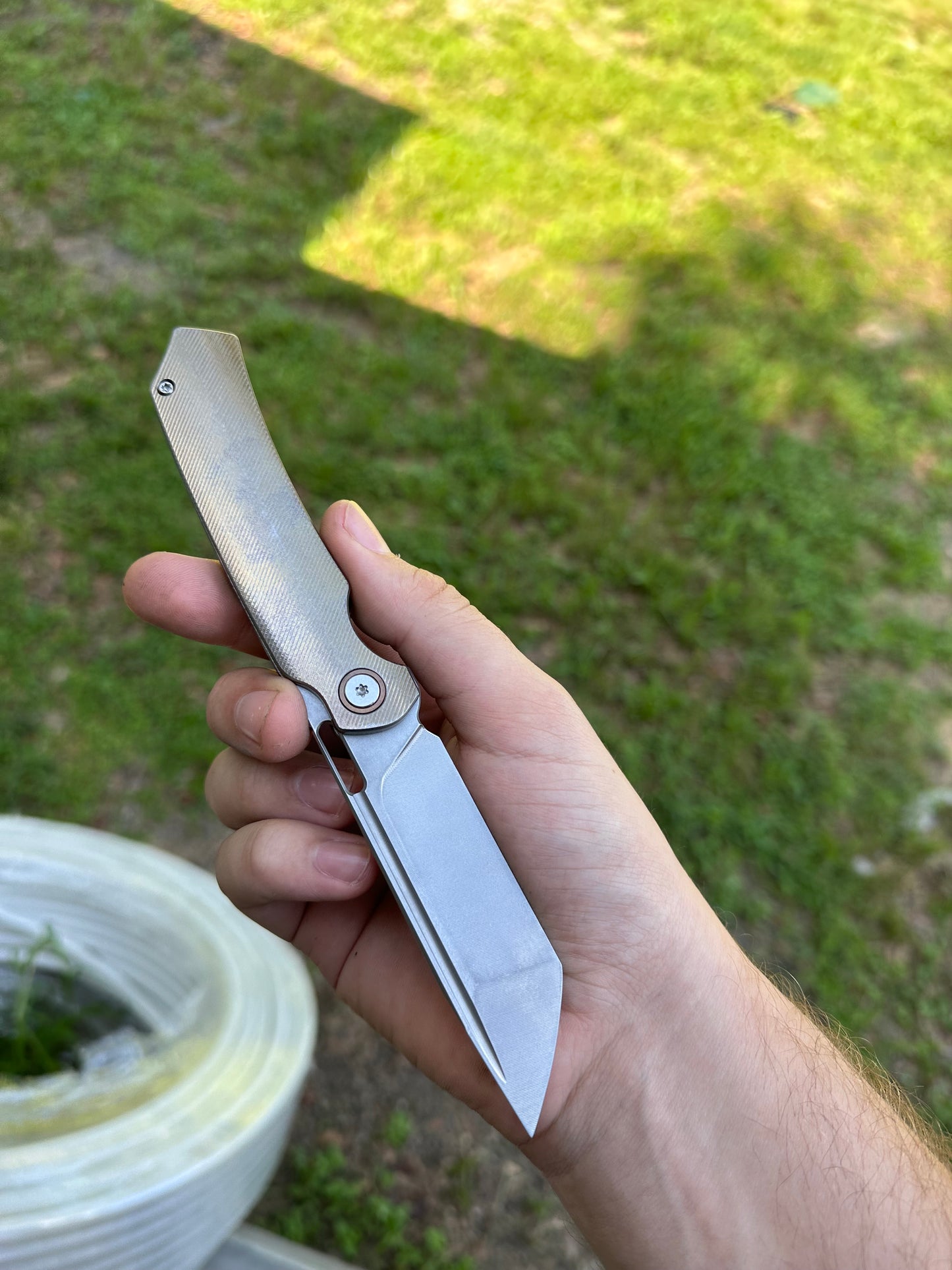 The Electrode – Titanium Folding Knife