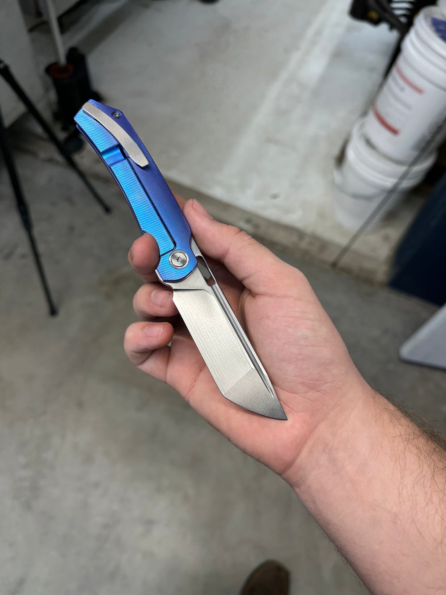 The Electrode – Titanium Folding Knife