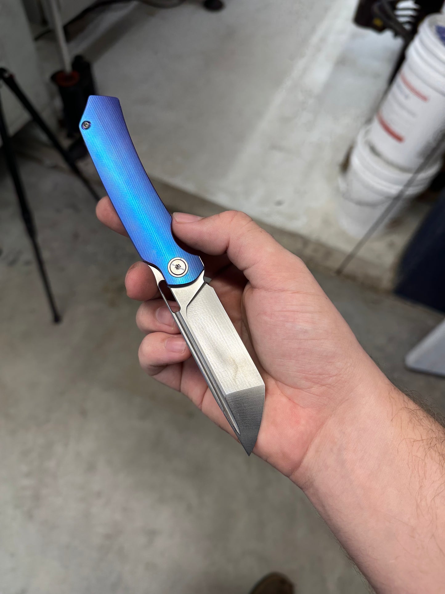 The Electrode – Titanium Folding Knife