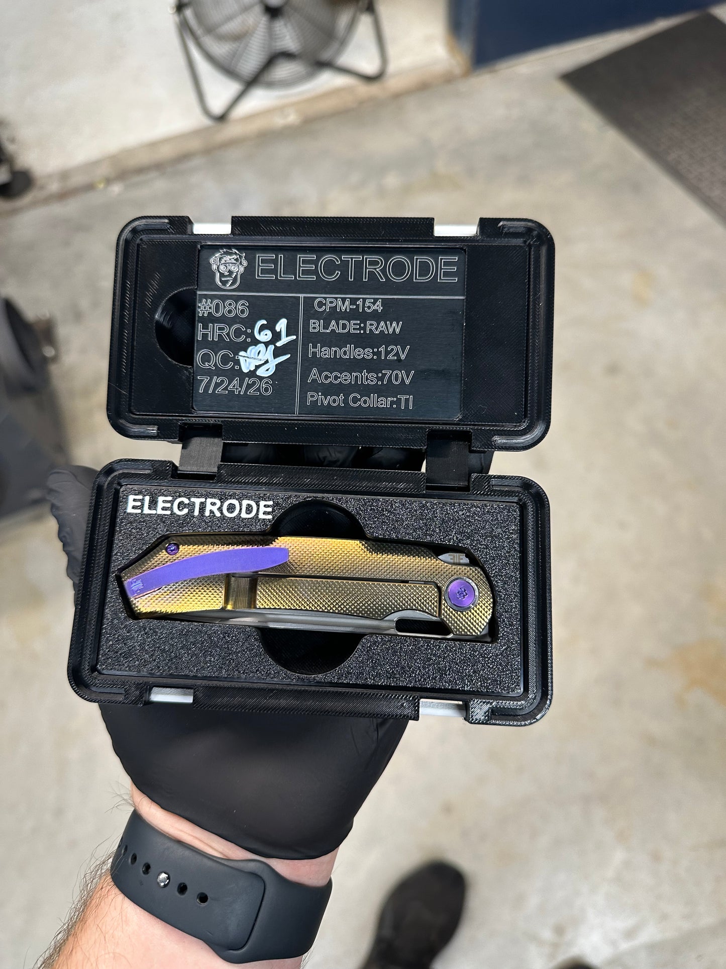 The Electrode – Titanium Folding Knife